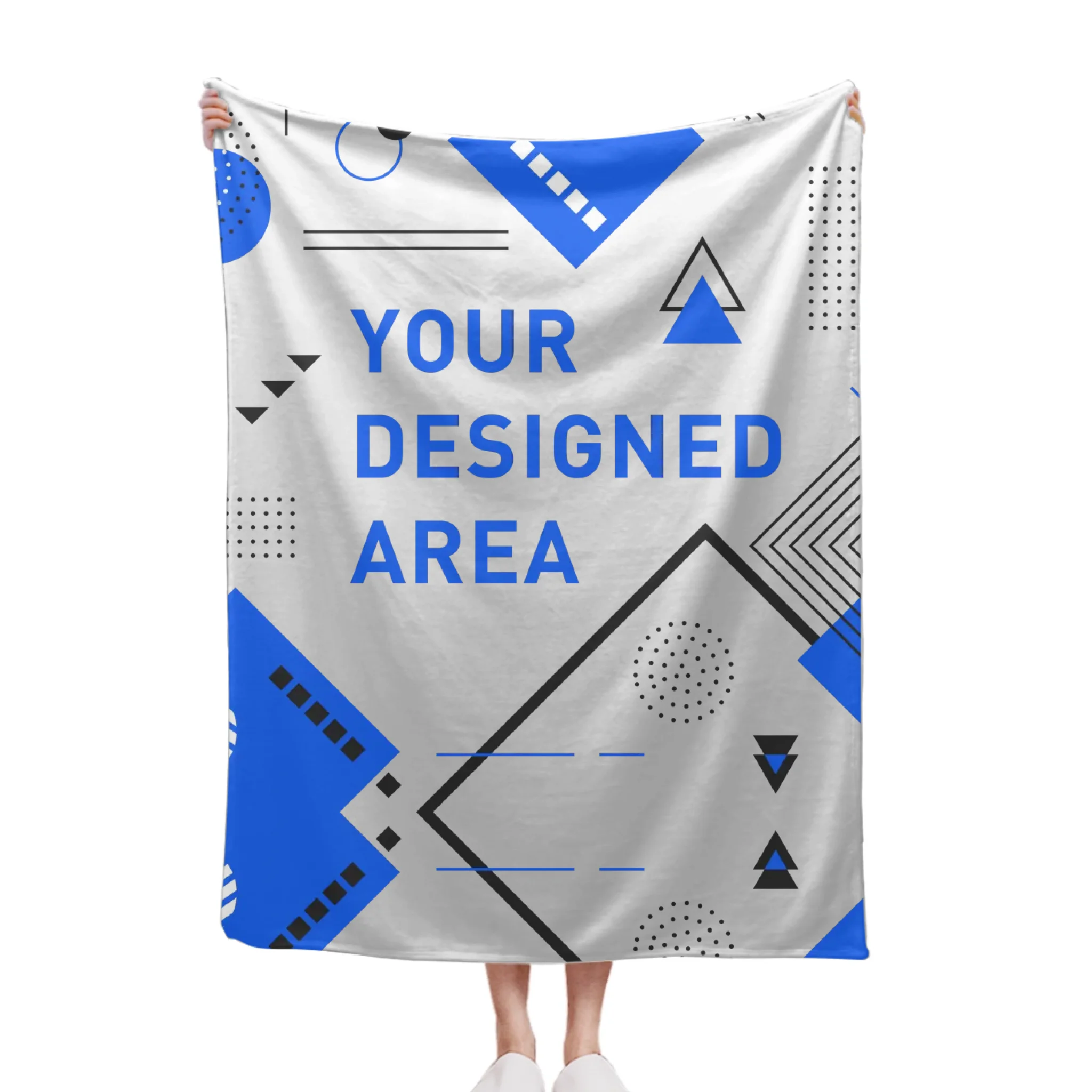 AI Art Fleece Blanket 30"x40" - Transform Your Photo into a Snuggable Masterpiece